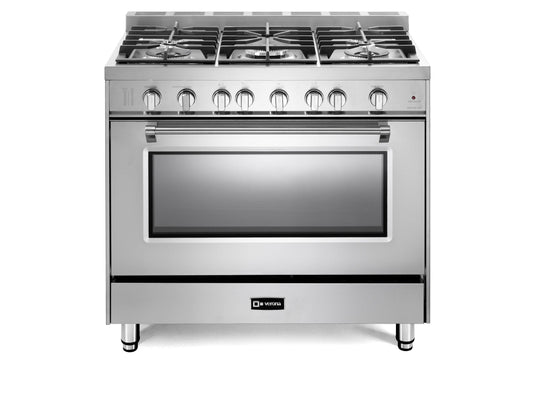 Verona VPFSGG365SS Prestige 36" Gas Single Oven Range - Stainless Steel