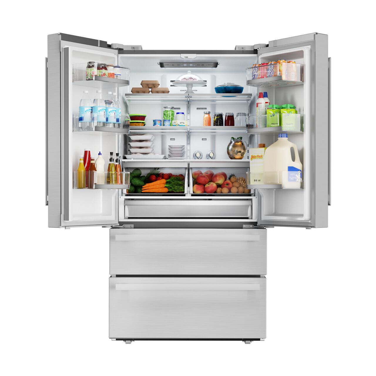 SJG2351FS Sharp French 4-Door Counter-Depth Refrigerator - SJG2351FS