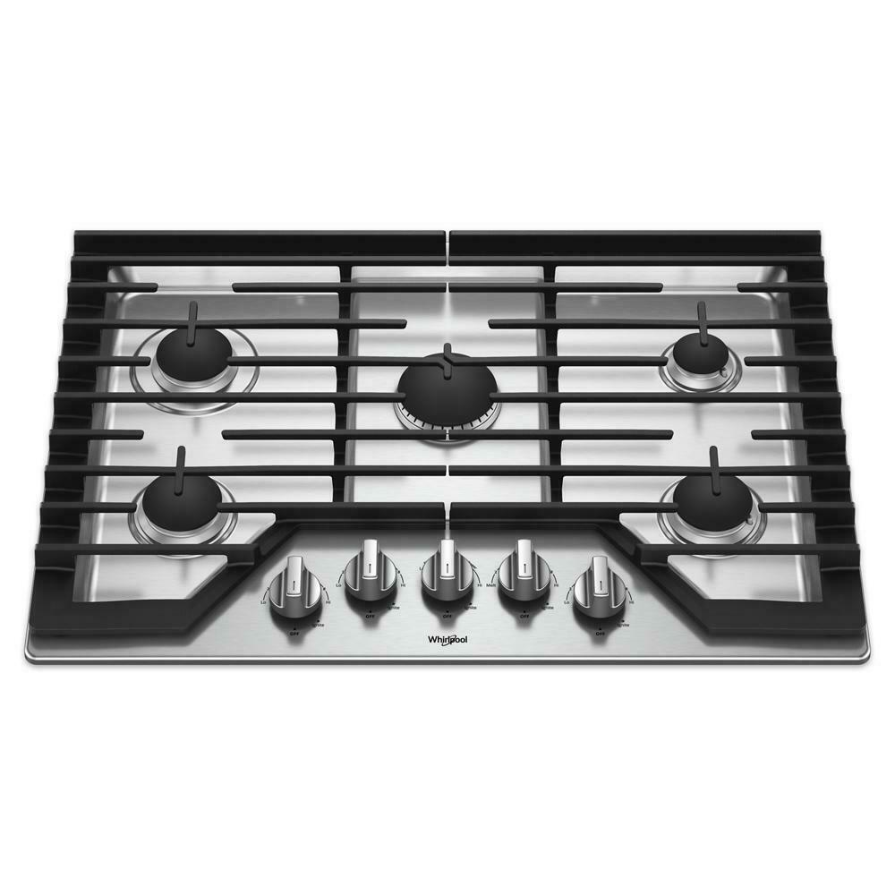 Whirlpool 30-inch Gas Cooktop with Griddle
