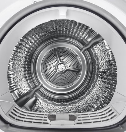 4.3 cu.ft. Capacity Smart 24" Frontload Electric Dryer with Stainless Steel Basket