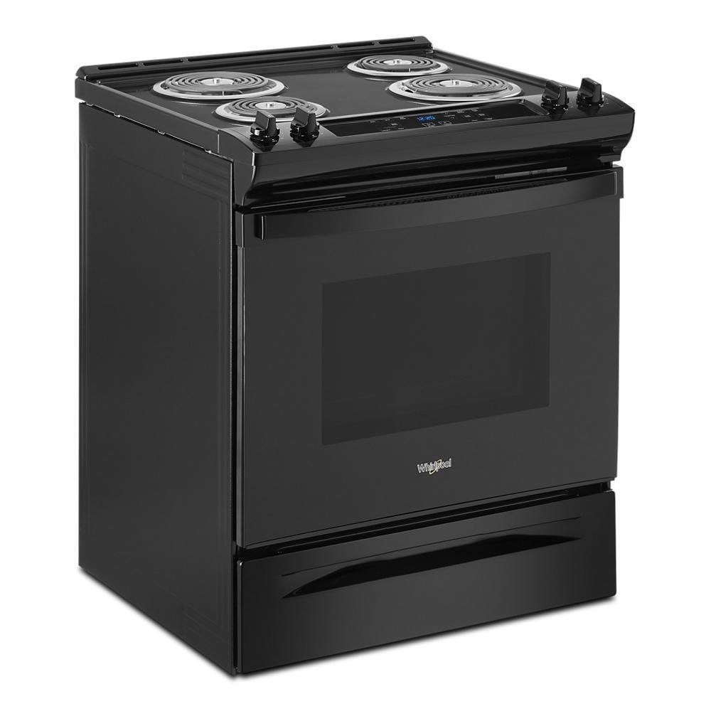 Whirlpool WEC310S0LB 4.8 Cu. Ft. Whirlpool® Electric Range with Frozen Bake™ Technology