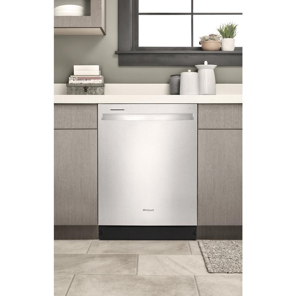 Whirlpool Quiet Dishwasher with Boost Cycle and Extended Soak Cycle