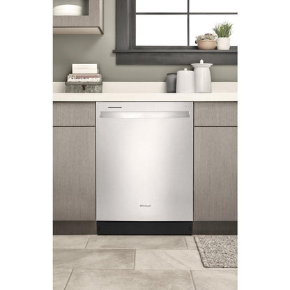 Whirlpool Quiet Dishwasher with Boost Cycle and Extended Soak Cycle