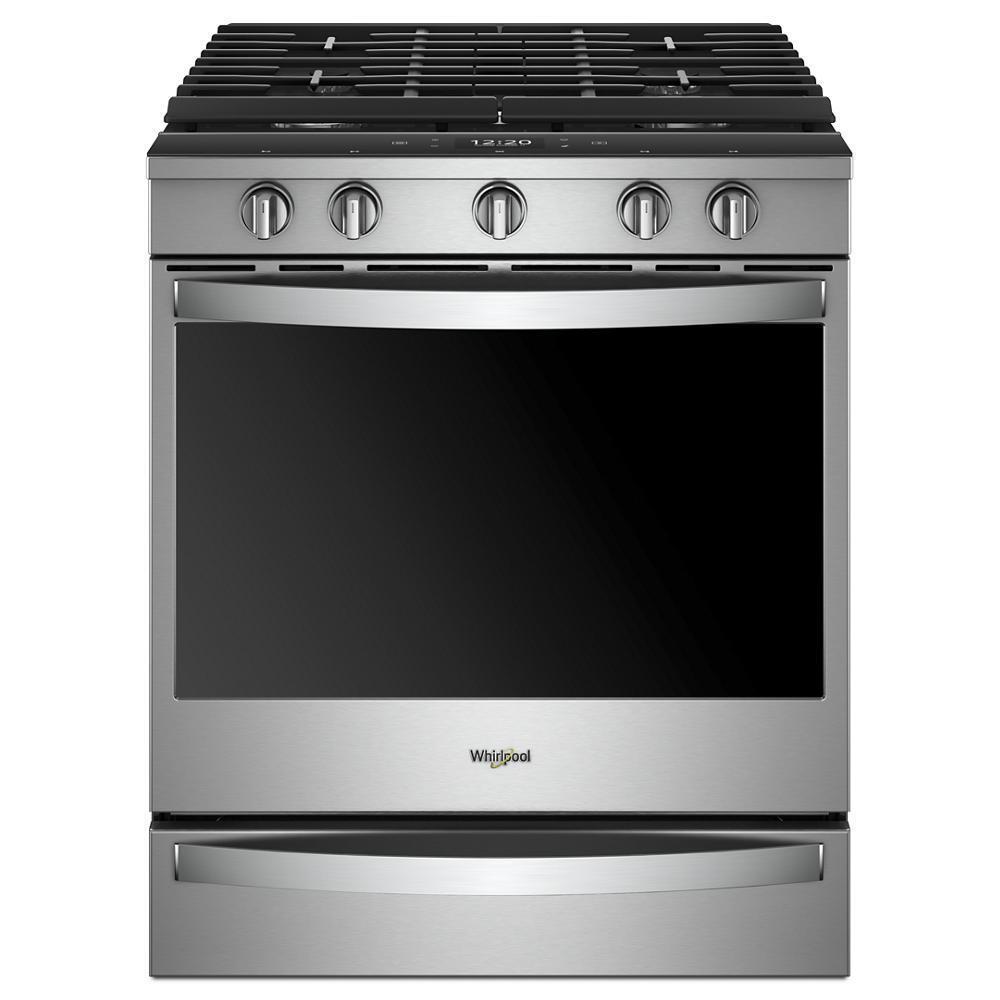 Whirlpool WEG750H0HZ 5.8 cu. ft. Smart Slide-in Gas Range with Air Fry, when Connected