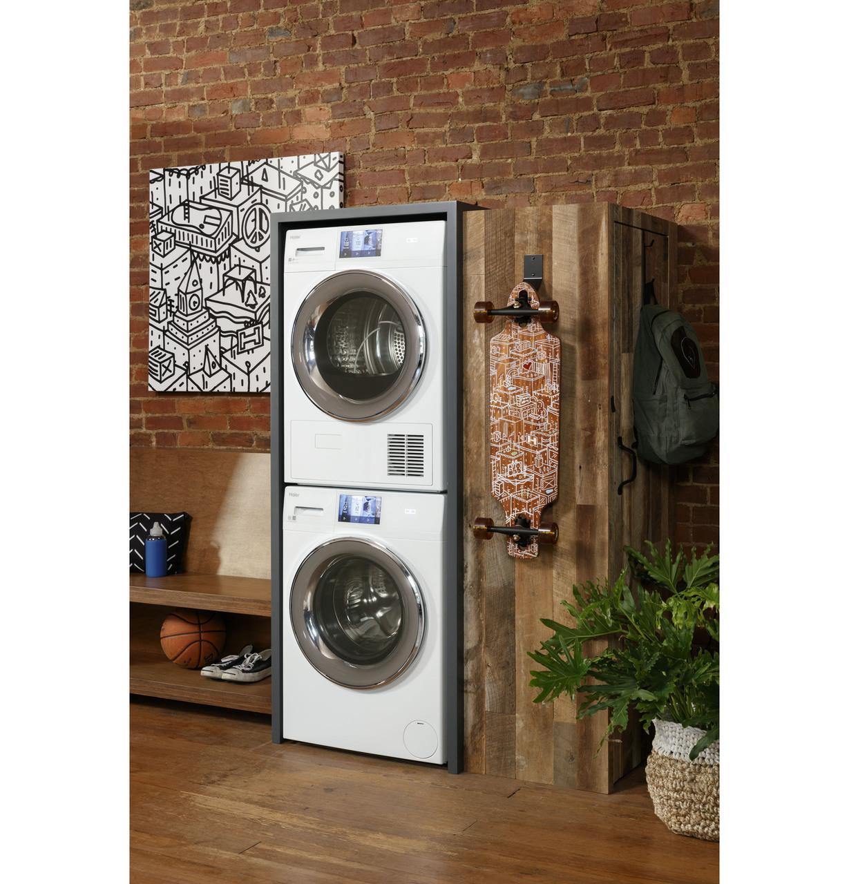 QFW150SSNWW Haier ENERGY STAR® 2.4 Cu. Ft. Smart Frontload Washer