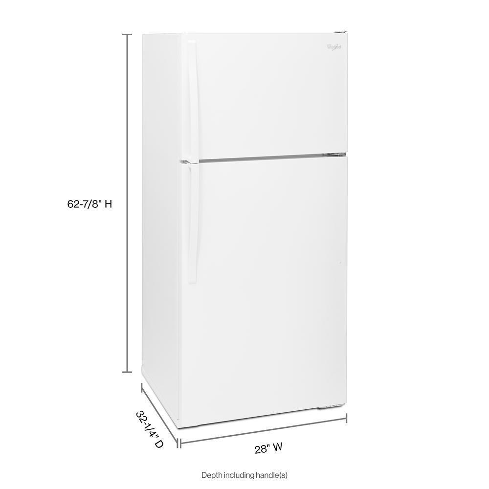 Whirlpool WRT314TFDW 28-inch Wide Top Freezer Refrigerator - 14 cu. ft.