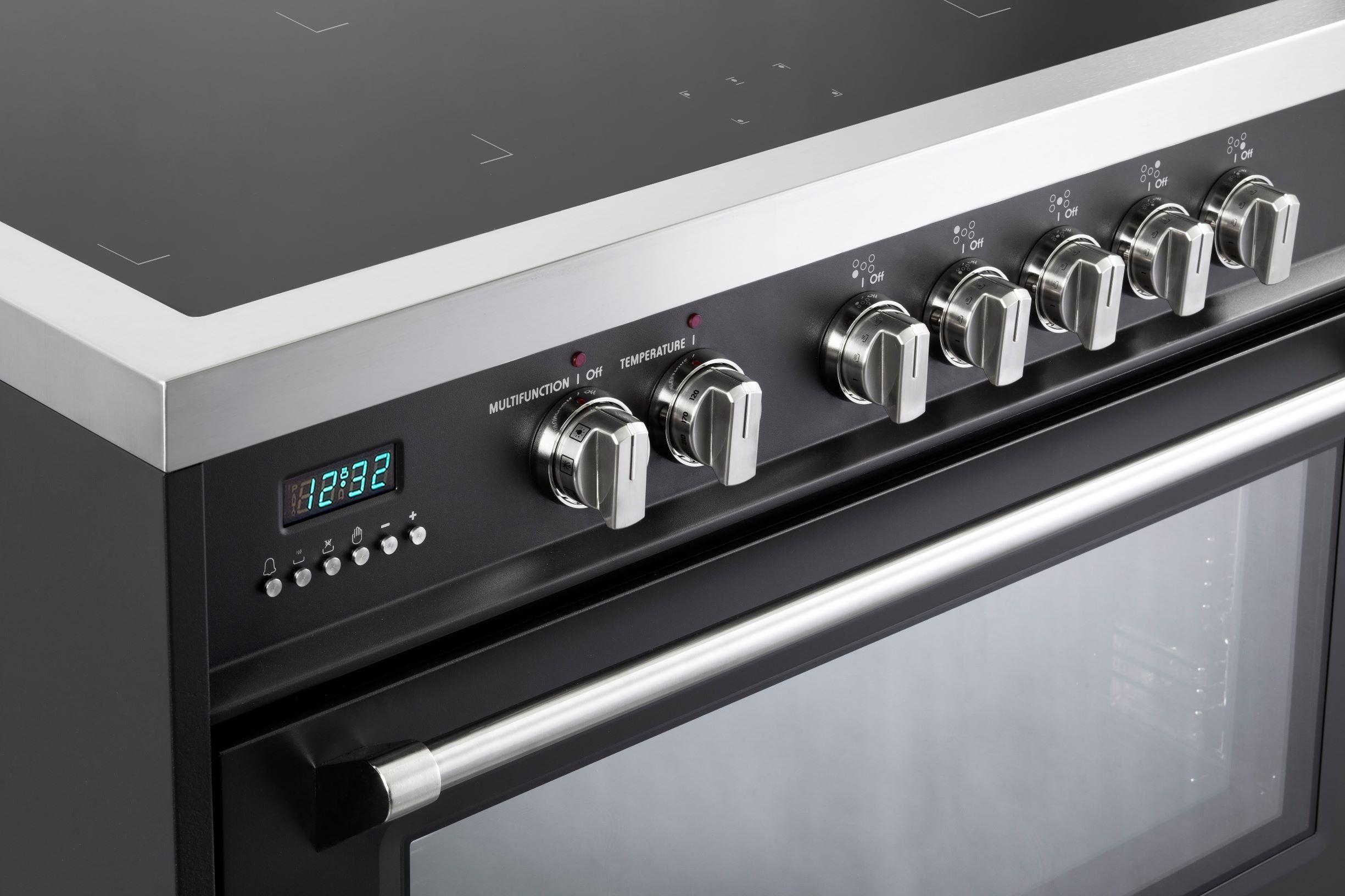 Designer 36" Induction Single Oven Range - Matte Black