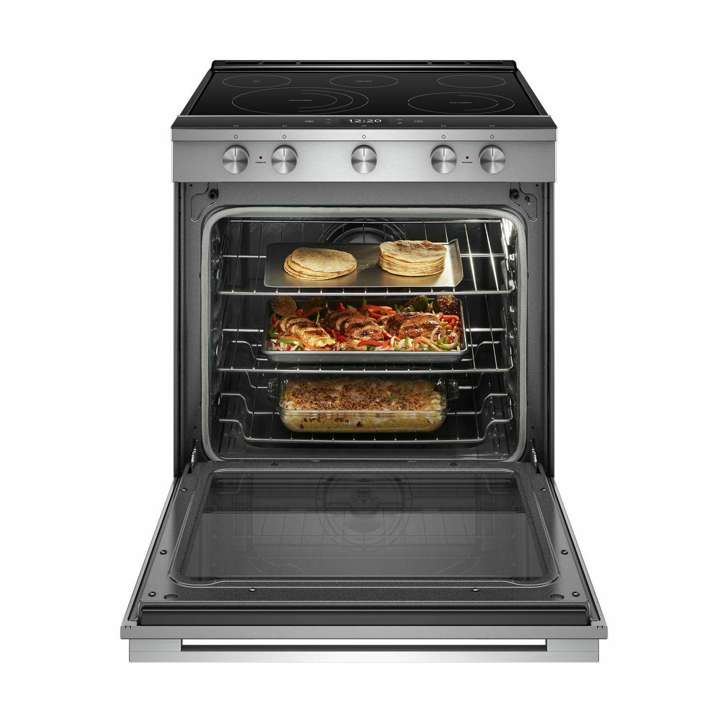 Whirlpool WEEA25H0HZ 6.4 cu. ft. Smart Slide-in Electric Range with Scan-to-Cook Technology