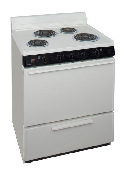 Premier EDK100TP 30 in. Freestanding Electric Range in Biscuit
