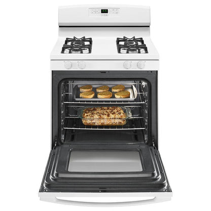 Amana AGR6303MMW 30-inch Gas Range with Bake Assist Temps