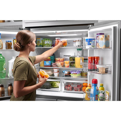 Whirlpool WRQA59CNKZ 36-inch Wide Counter Depth 4 Door Refrigerator - 19.4 cu. ft.