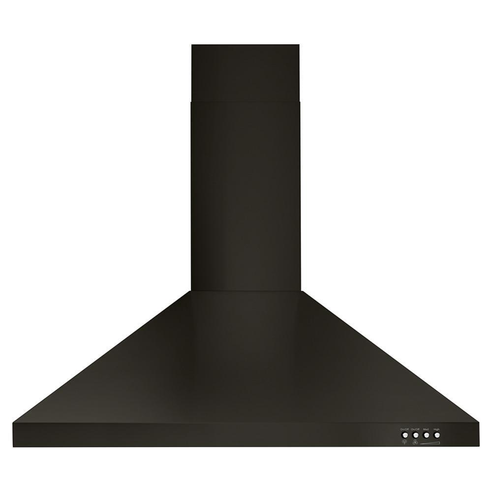 Whirlpool WVW53UC0HV 30" Contemporary Black Stainless Wall Mount Range Hood