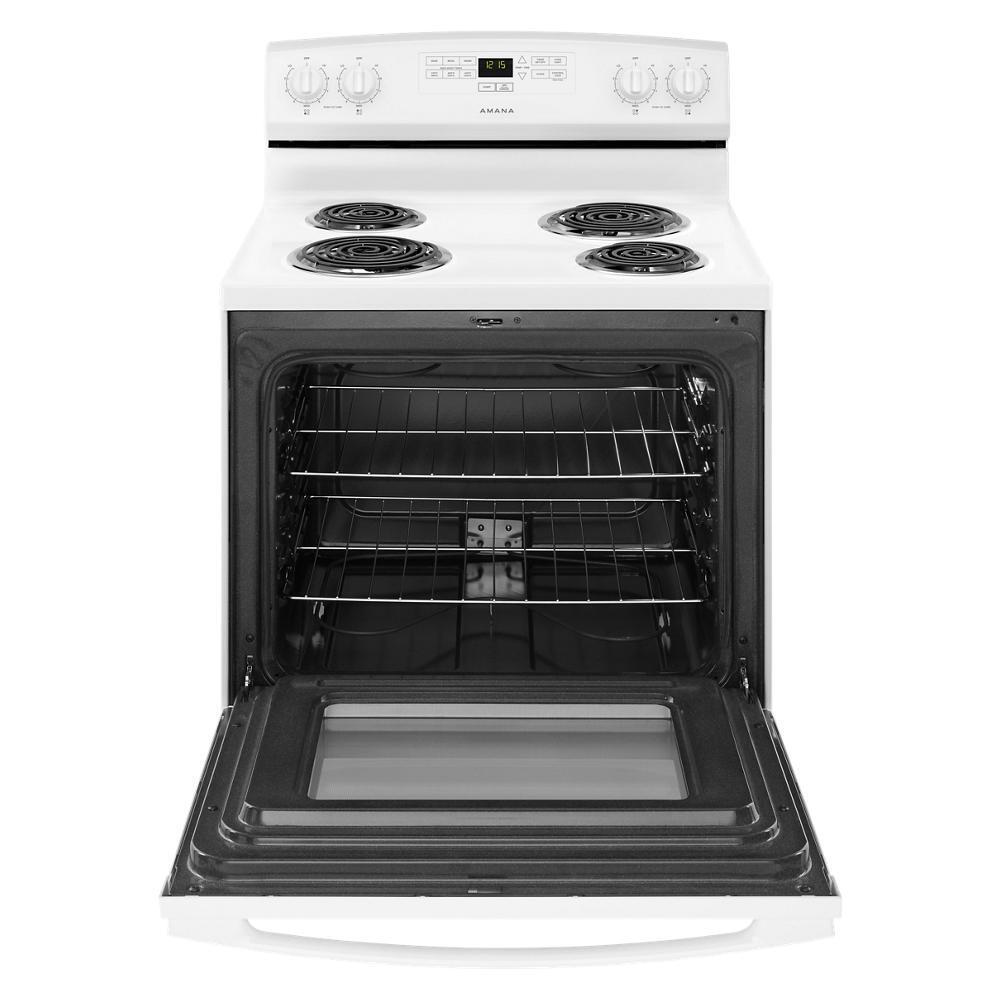 Amana ACR4303MFW 30-inch Amana® Electric Range with Bake Assist Temps