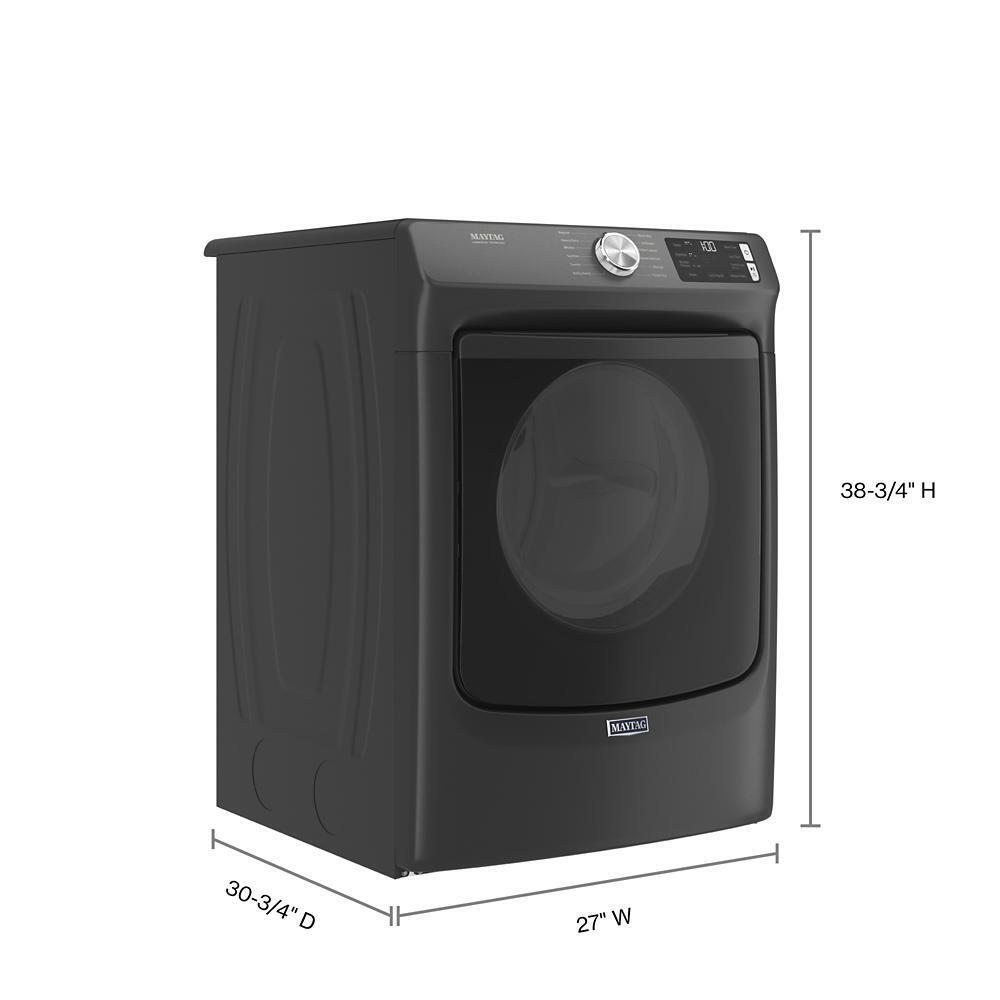 Maytag MED6630MBK Front Load Electric Dryer with Extra Power and Quick Dry Cycle - 7.3 cu. ft.