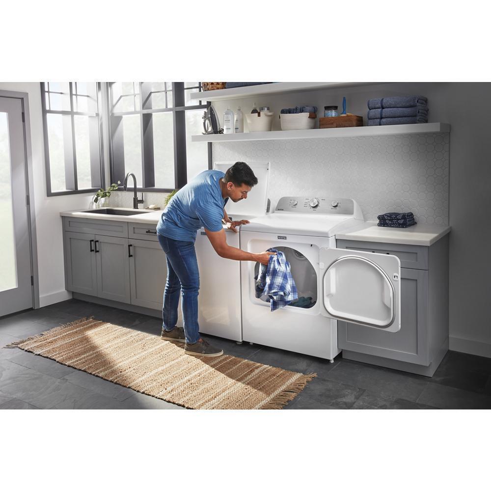 Maytag MGD4500MW Top Load Gas Wrinkle Prevent Dryer - 7.0 cu. ft.