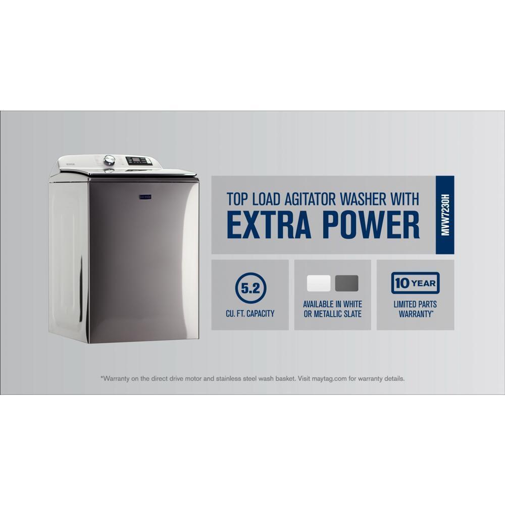 Maytag MVW7230HC Smart Top Load Washer with Extra Power - 5.2 cu. ft.