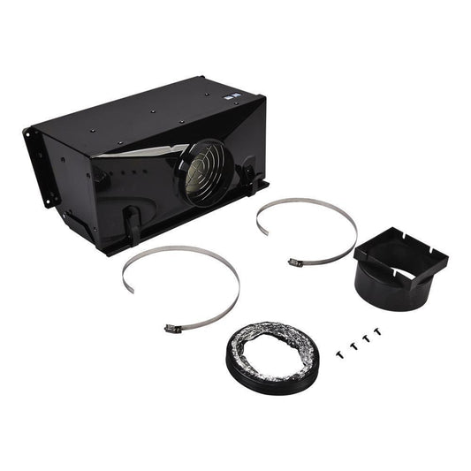 Whirlpool W10620783 Ductless Downdraft Vent Kit, Black, Size: 20" L x 13" W x 12" H