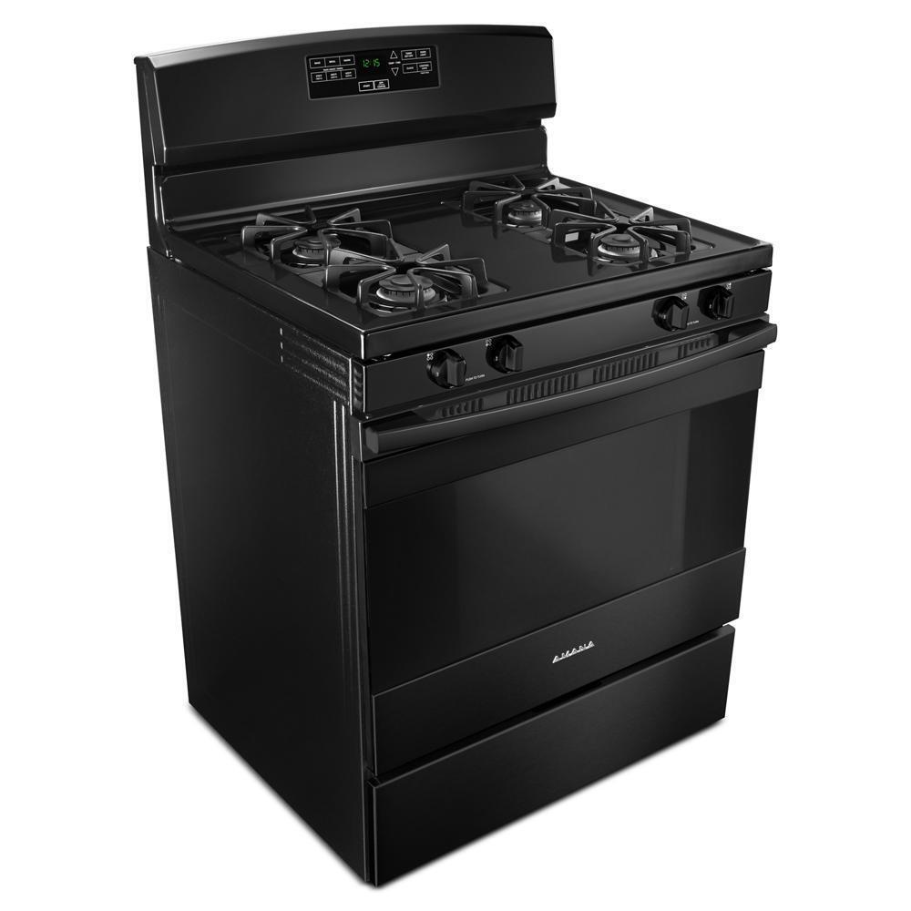 Amana AGR6303MMB 30-inch Gas Range with Bake Assist Temps