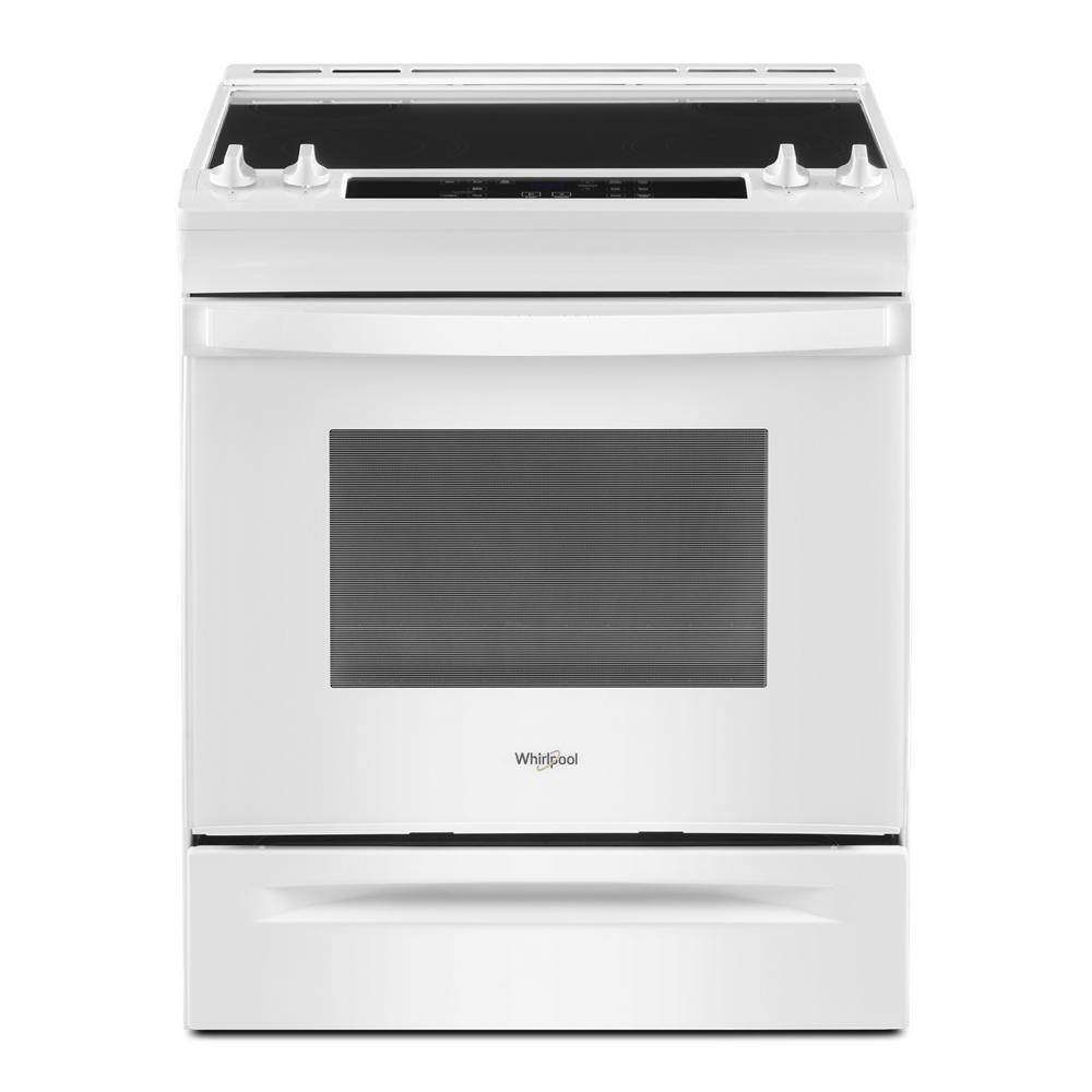 Whirlpool WEE515S0LW 4.8 Cu. Ft. Whirlpool® Electric Range with Frozen Bake™ Technology