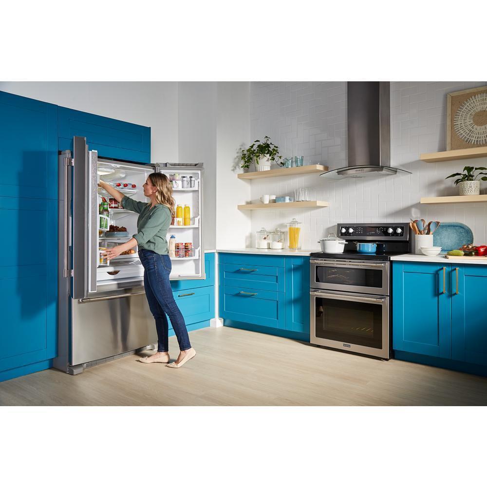 Maytag 36- Inch Wide French Door Refrigerator with PowerCold® Feature - 25 Cu. Ft.