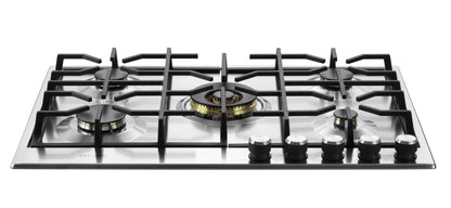 VDGCT530FSS Verona 30" Designer Gas Cooktop-Brass Burners SS