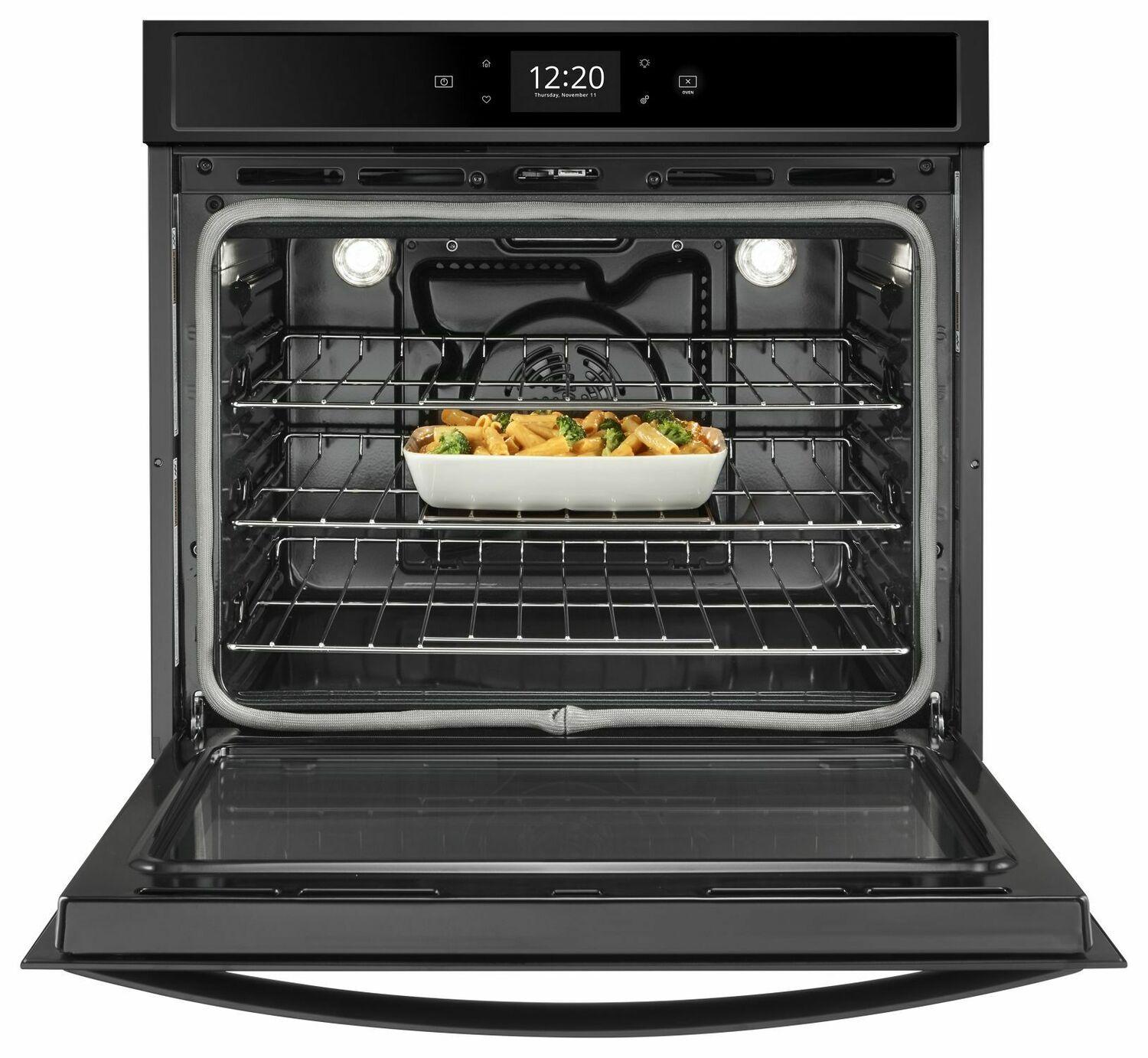 Whirlpool WOS72EC7HB 4.3 cu. ft. Smart Single Wall Oven with True Convection Cooking - Black