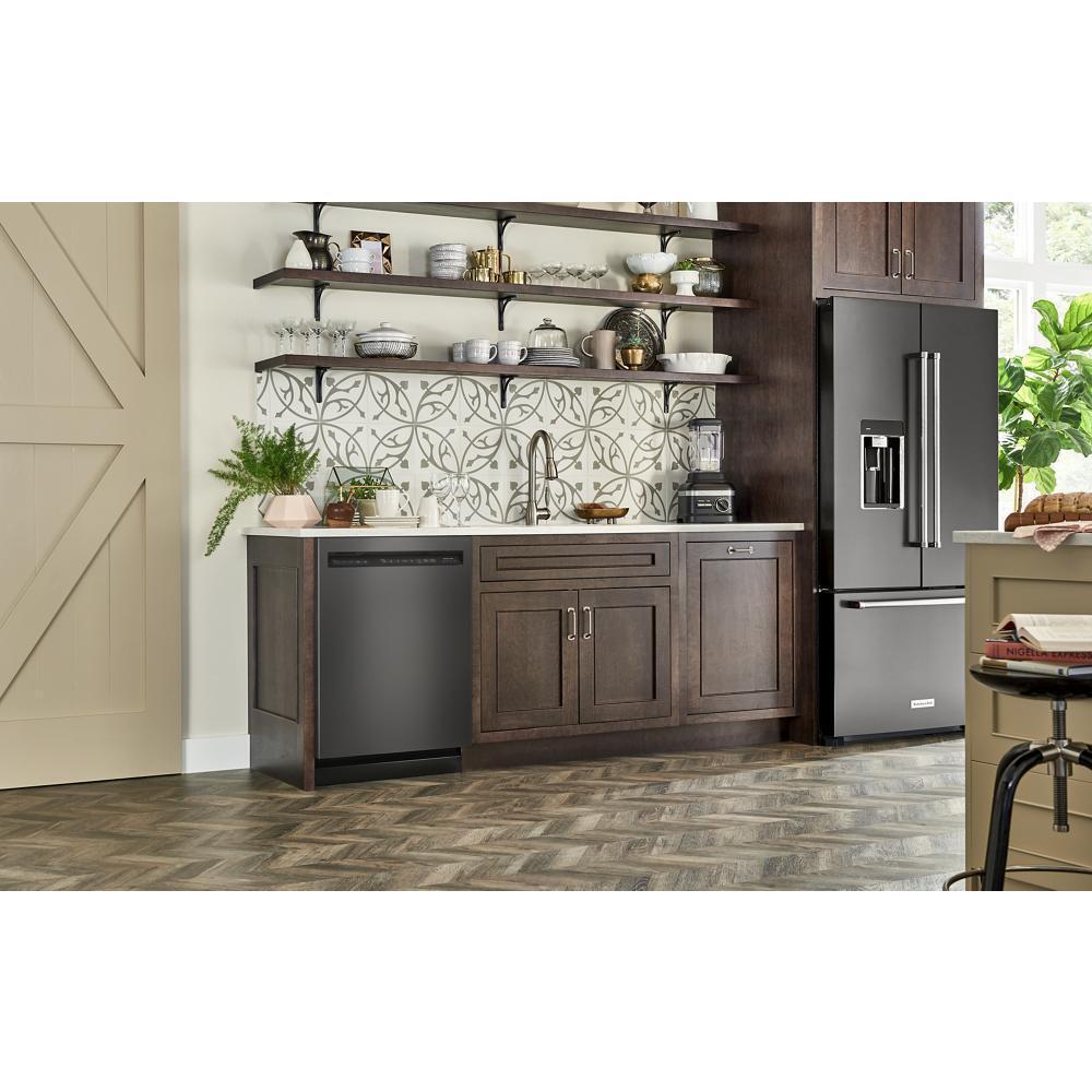 Kitchenaid KDFM404KBS 360(degree) Max Jets™ Third Rack Dishwasher with 50+ Total Wash Jets, 44 dBA