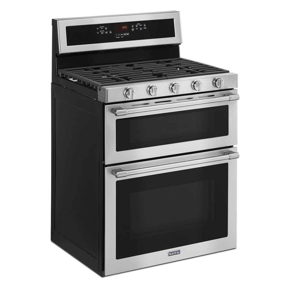Maytag MGT8800FZ 30-Inch Wide Double Oven Gas Range With True Convection - 6.0 Cu. Ft.