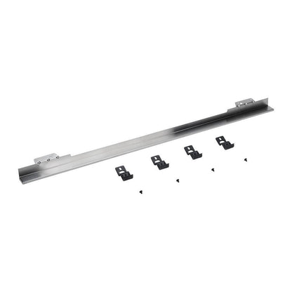 Whirlpool W11123003 27"/ 30" Built-In Oven Flush Mount Trim Kit, Stainless Steel, with trim piece, mounting hardware, and instructions