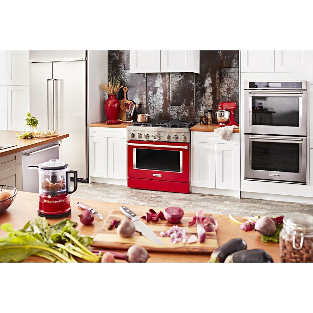 KFDC506JPA KitchenAid® 36'' Smart Commercial-Style Dual Fuel Range with 6 Burners