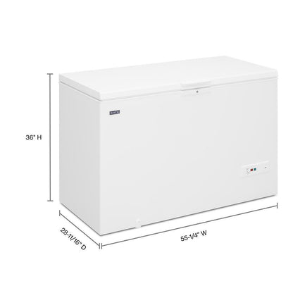Maytag MZC5216LW Garage Ready in Freezer Mode Chest Freezer with Baskets - 16 cu. ft.