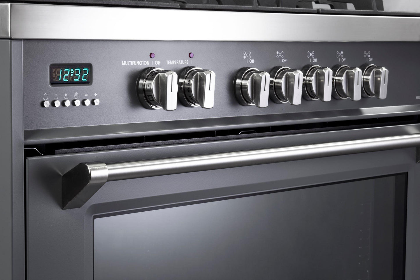 Verona VDFSGE365SG Designer 36" Dual Fuel Single Oven Range - Slate Gray