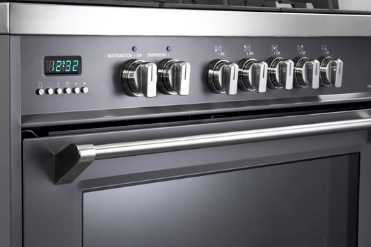 Verona VDFSGE365SG Designer 36" Dual Fuel Single Oven Range - Slate Gray