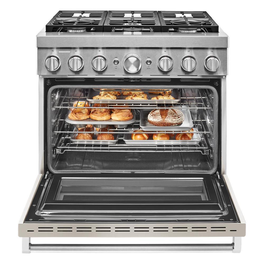 KFDC506JMH KitchenAid® 36'' Smart Commercial-Style Dual Fuel Range with 6 Burners