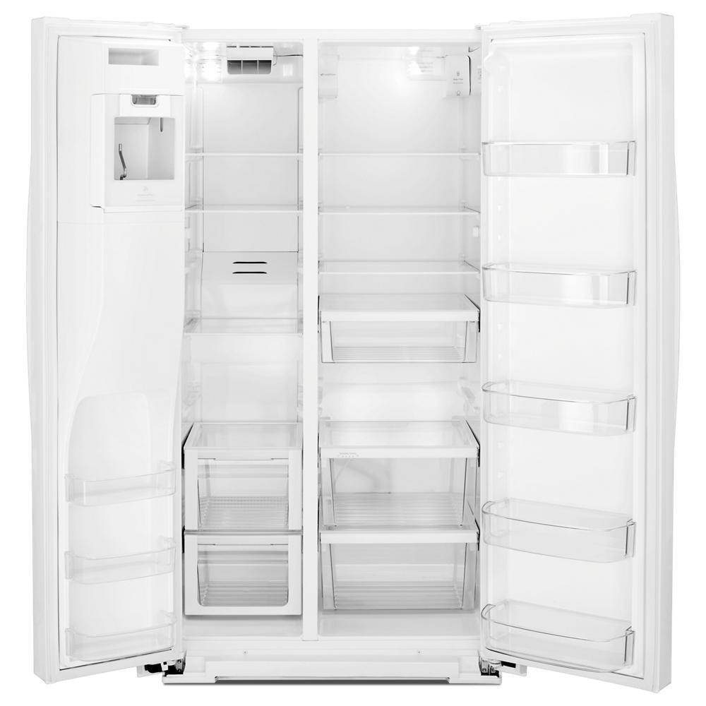 Whirlpool WRS588FIHW 36-inch Wide Side-by-Side Refrigerator - 28 cu. ft.