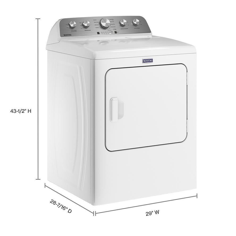 Maytag MED5030MW Top Load Electric Dryer with Extra Power - 7.0 cu. ft.