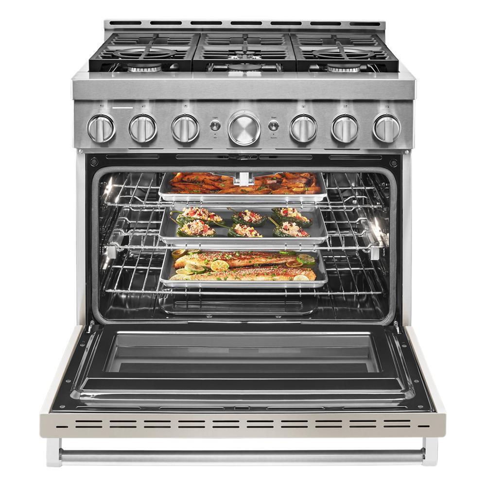 KFGC506JMH KitchenAid® 36'' Smart Commercial-Style Gas Range with 6 Burners