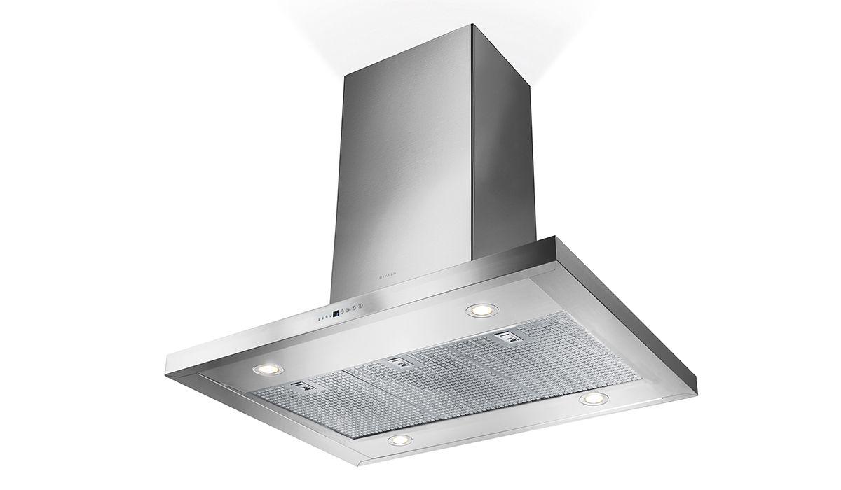 Faber 36" T-shape chimney island hood