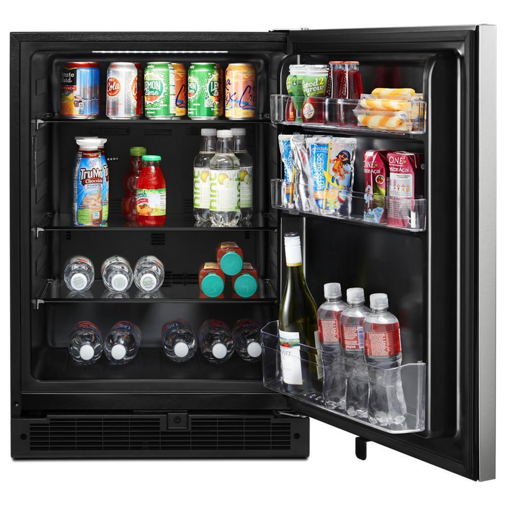 Whirlpool WUR35X24HZ 24-inch Wide Undercounter Refrigerator with Towel Bar Handle - 5.1 cu. ft.