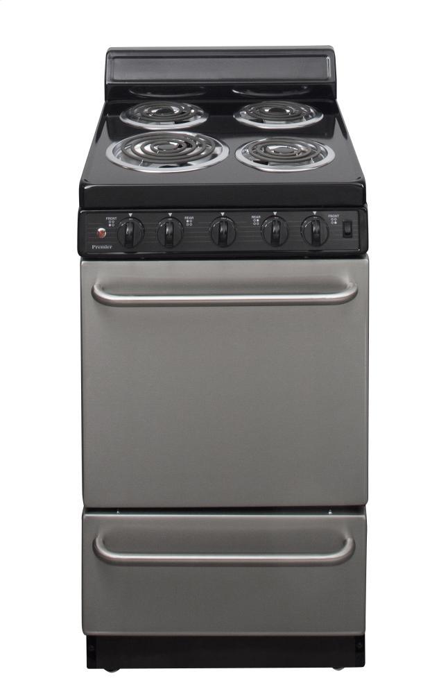 Premier 20 in. Freestanding Electric Range in Stainless Steel