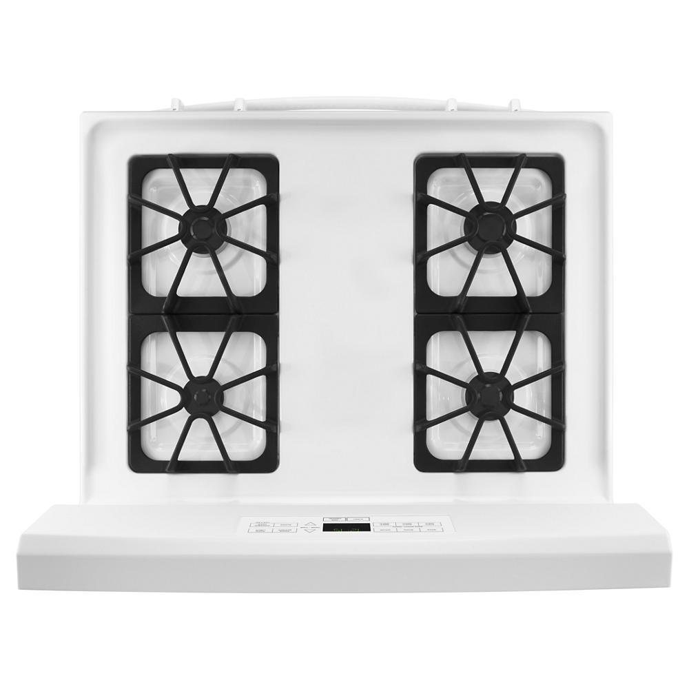 Amana AGR6303MMW 30-inch Gas Range with Bake Assist Temps