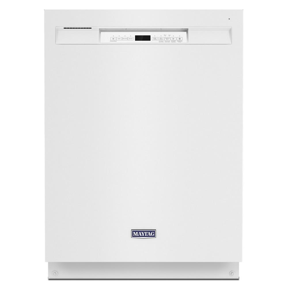 Maytag MDB4949SKW 24 Front Control Dishwasher with Dual Power Filtration and PowerBlast® Cycle - 50 dBA