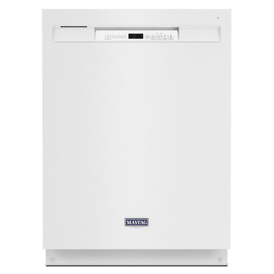 Maytag MDB4949SKW 24 Front Control Dishwasher with Dual Power Filtration and PowerBlast® Cycle - 50 dBA
