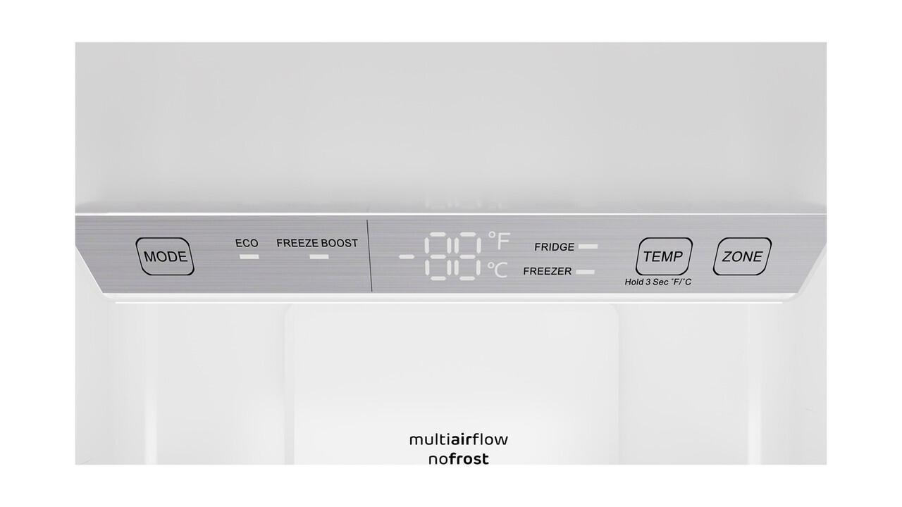 SJB1255GS Sharp 24 in. Bottom-Freezer Counter-Depth Refrigerator