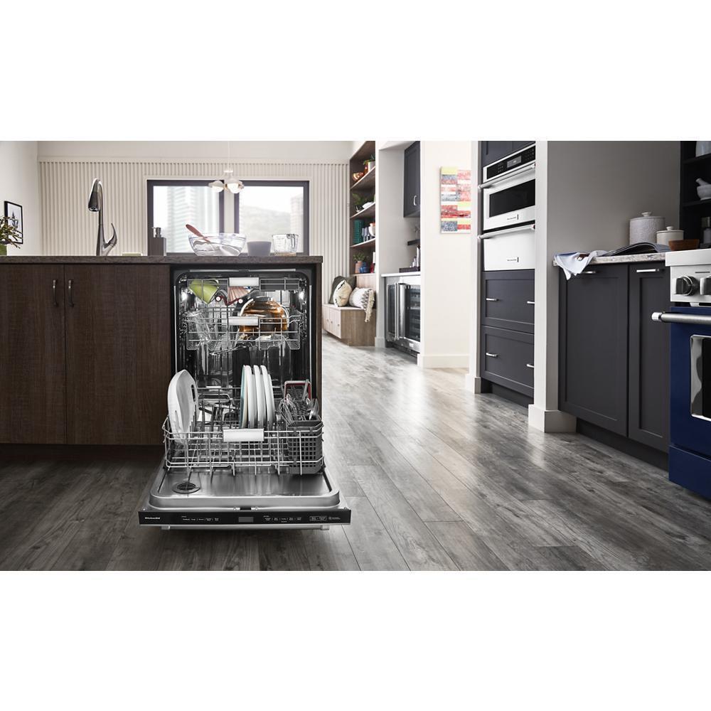 Kitchenaid KDTM804KPS 360(degree) Max Jets™ Third Rack Dishwasher with Stainless Steel Third Rack Wash Jets, 44 dBA