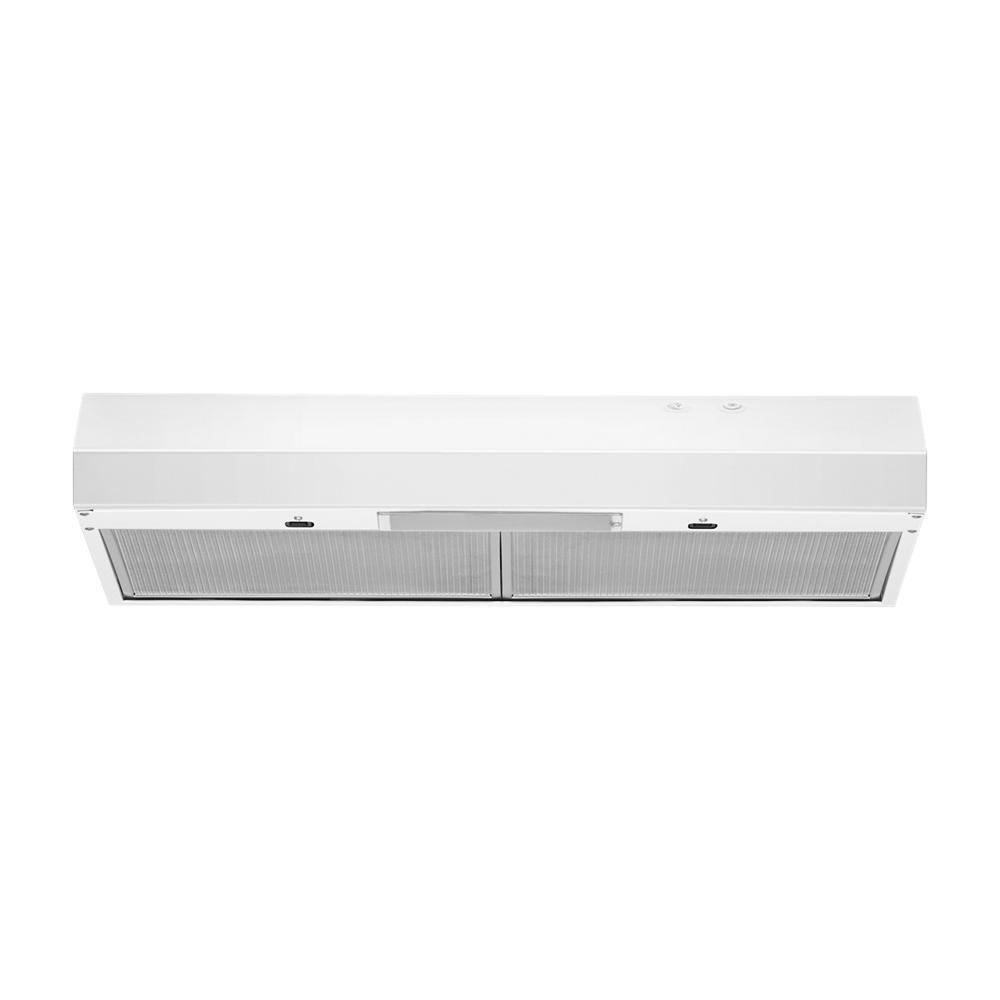 Whirlpool WVU17UC0JW 30" Range Hood with Full-Width Grease Filters