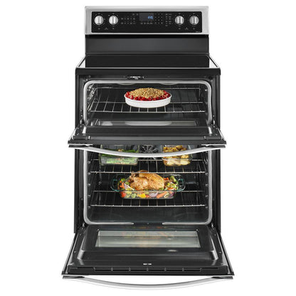 Whirlpool WGE745C0FS 6.7 Cu. Ft. Electric Double Oven Range with True Convection
