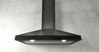 Elica EVR636BL VARNA BLACK Wall Mount Range Hood 36" wide - 600CFM