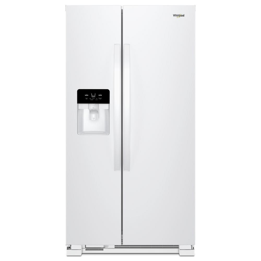 Whirlpool WRS321SDHW 33-inch Wide Side-by-Side Refrigerator - 21 cu. ft.