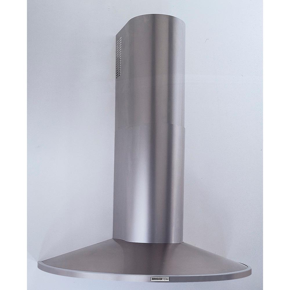 Broan 35-7/16" (90cm) Stainless Steel Chimney Hood, 370 CFM Internal Blower